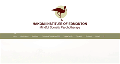 Desktop Screenshot of hakomiedmonton.ca