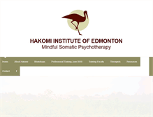 Tablet Screenshot of hakomiedmonton.ca
